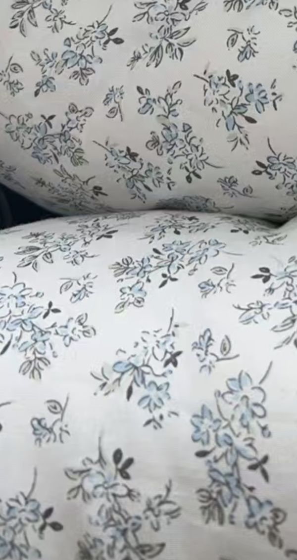 Kg87.少女心花語四季被/藍花 