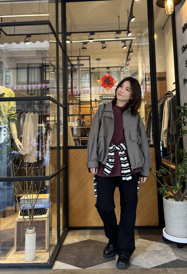 Mh323.必收超Q工風小外套 