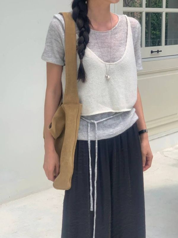 AAu11.百搭針織小背心 
