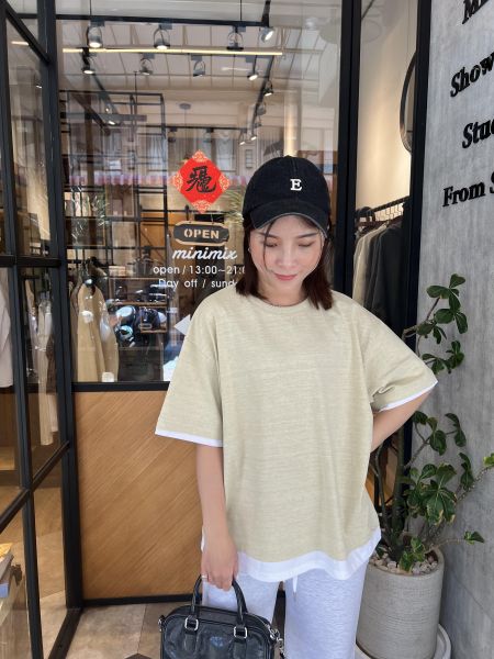 Mh304.愛牌家假2件水洗t 