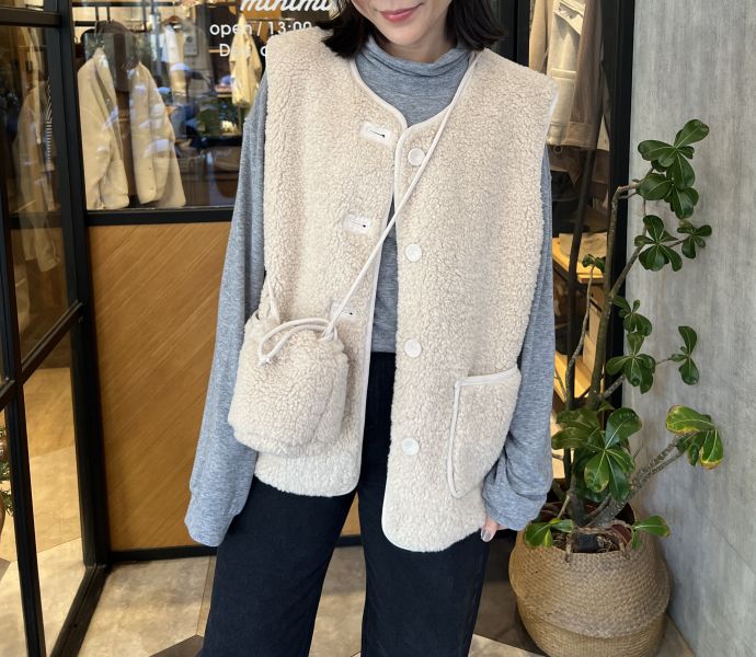 Dm123.超好摸QQ毛背心！ 