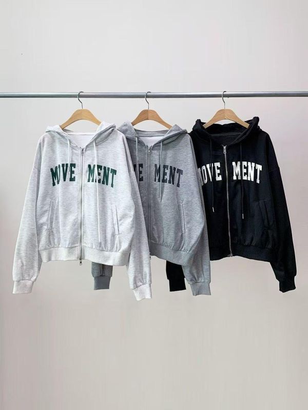 Ma312.薄款休閒帽外套裝 