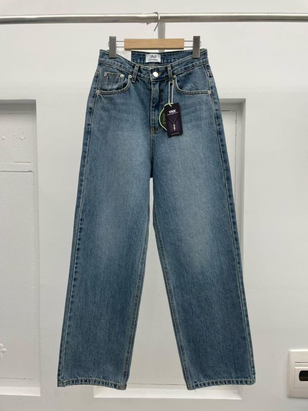 Ma323.p牌家高階復古刷色寬褲 