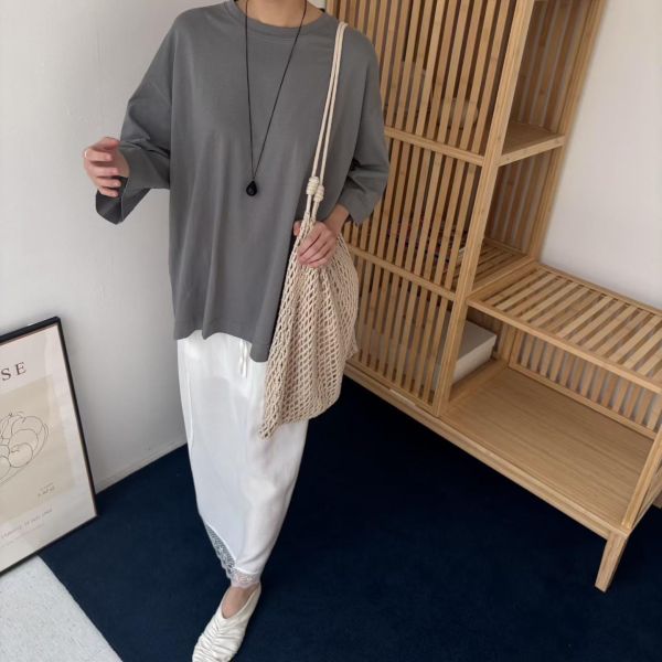 Ap406.質感軟綿慵懶T 