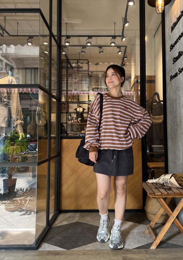 Nv103.好看配色條紋mtm 