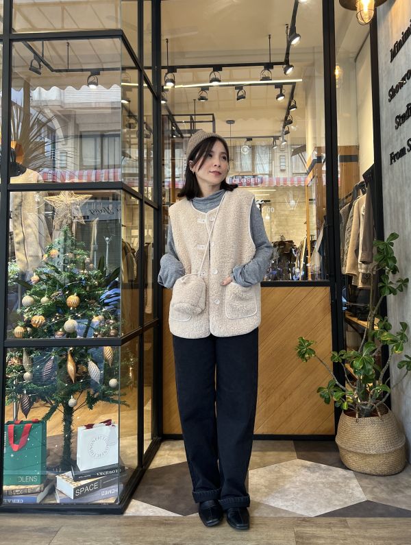 Dm123.超好摸QQ毛背心！ 