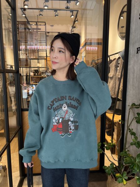 Dc109.室友共穿時髦聖誕老人大學t 