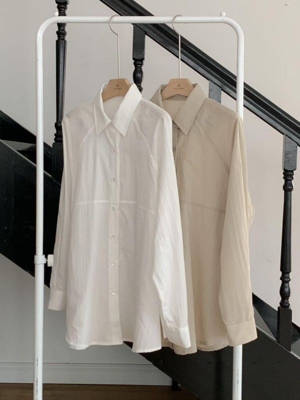 Ap423.無印感簡約襯衫 