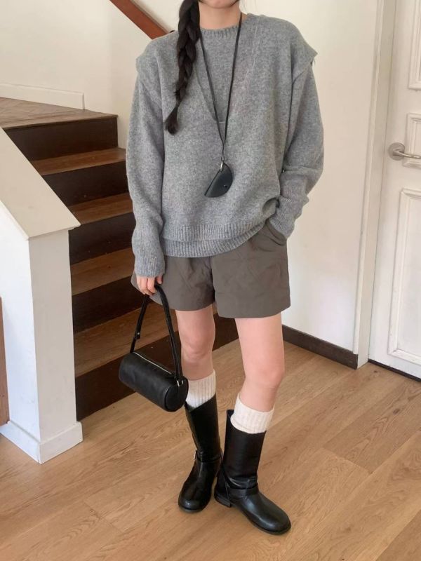 Dm108.超完美背心+毛衣組合！ 