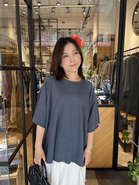 Mh309.最愛k牌家網眼棉剪裁上衣 