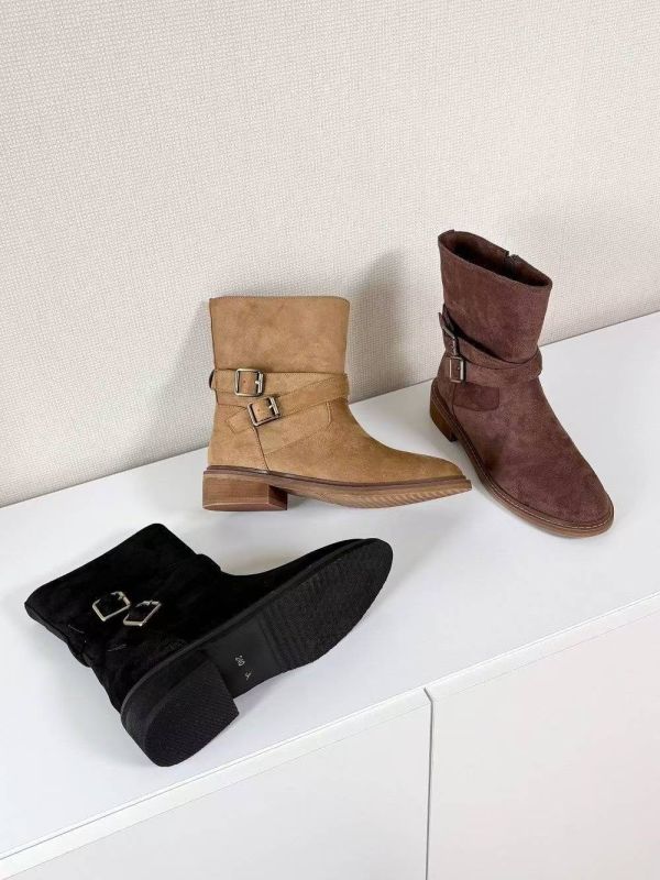 Nv125.超好看麂皮靴 