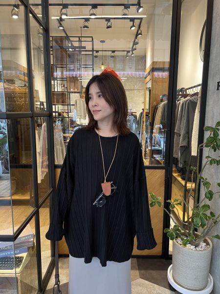 Ma318.質感s家皺摺慵懶上衣 