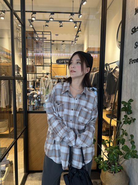 Nn121.可愛色系Chill 格衫 超Q的格衫！ 