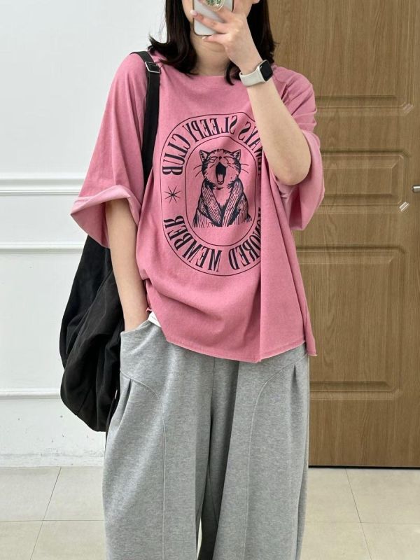 My506.k牌家可愛貓咪over上衣 