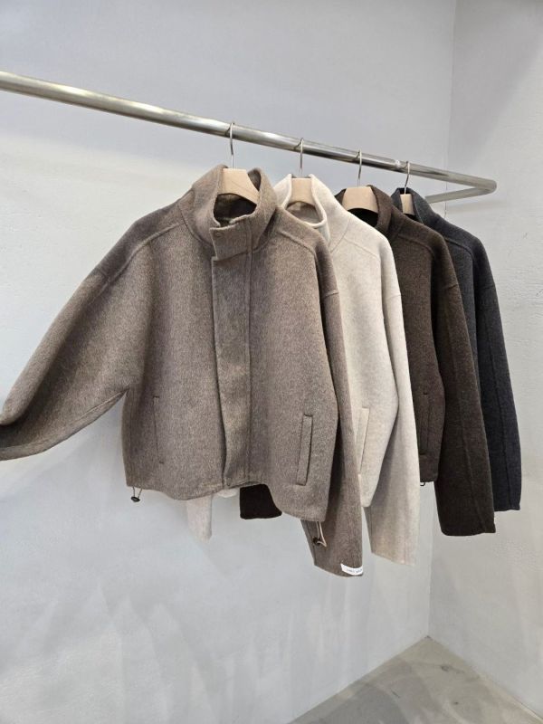 Jn125.100%羊絨手工短大衣！ 