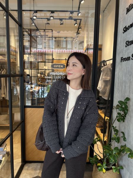 Dc120.超美編織鉤針外套 