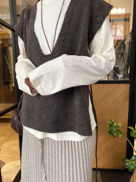 Dm108.超完美背心+毛衣組合！ 