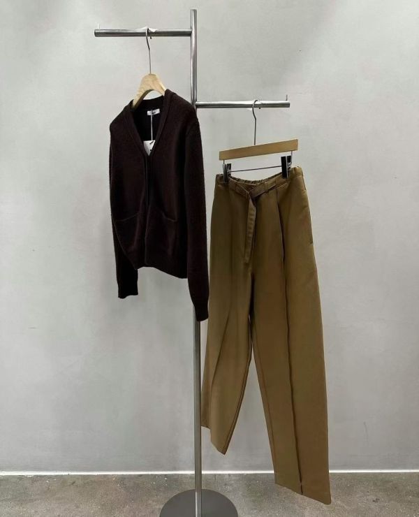 Hn129.高單檔口限量挺面壓線西褲 