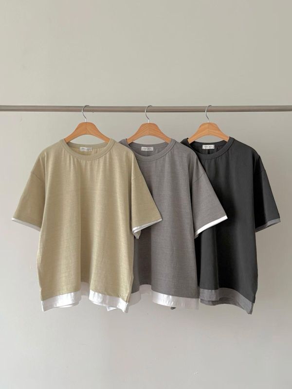 Mh304.愛牌家假2件水洗t 