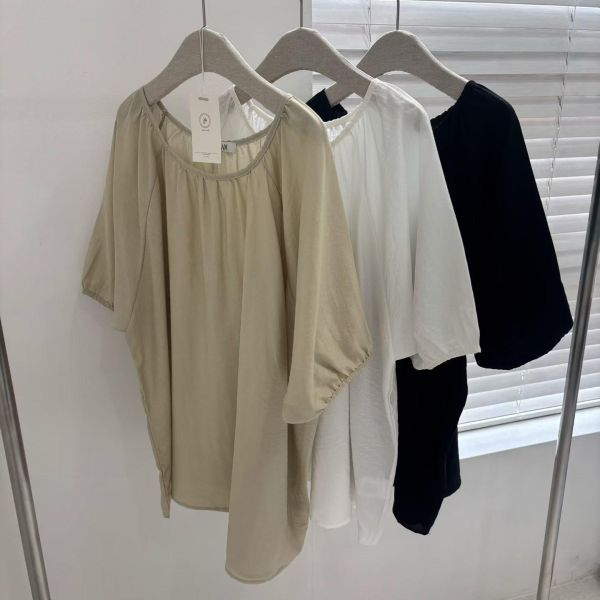 Js08.簡約輕柔美小姊姊上衣 