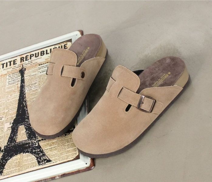 Jn126.超輕量扣環包頭鞋 