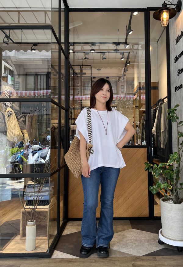 Ap427.p牌全彈性美腿靴型褲 