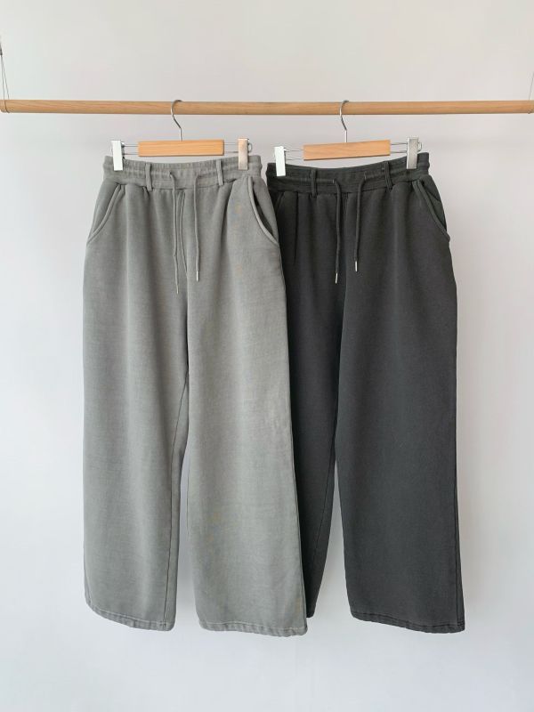 Nn112.長腿水洗處理棉褲 