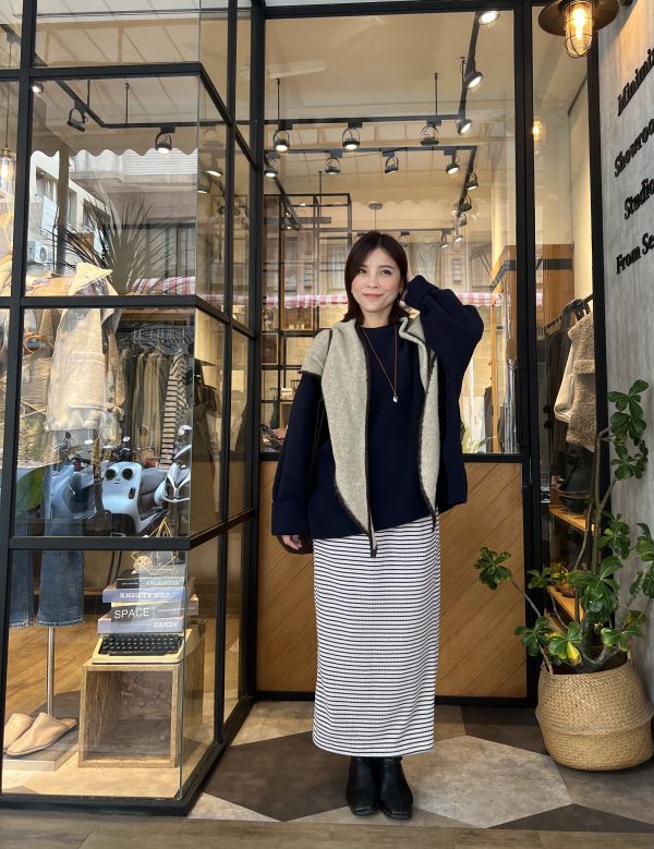 Dc124.超加分滾邊披肩圍巾 