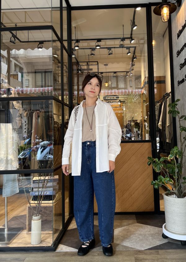 Ap423.無印感簡約襯衫 