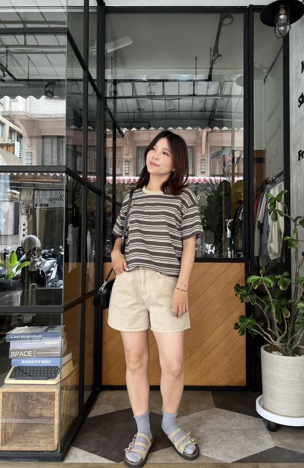My505.顏色好美條紋t 