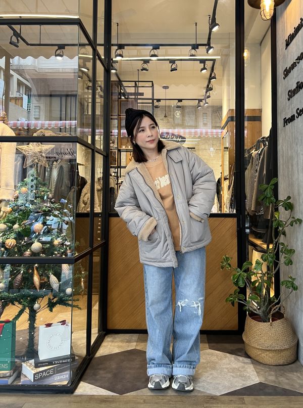 Jn102.質感水洗英字 