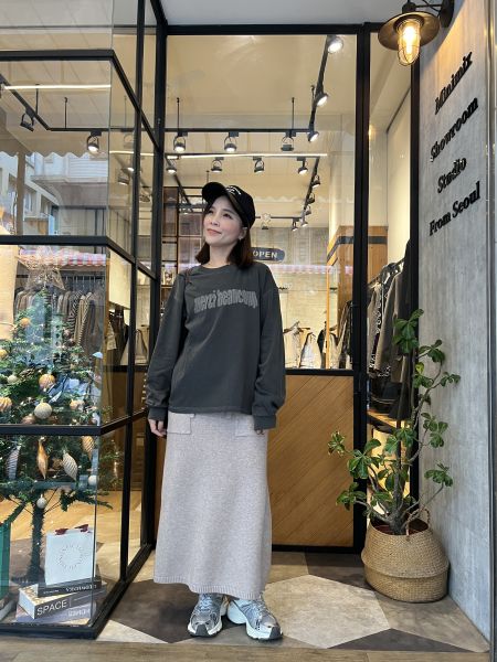 Jn102.質感水洗英字 