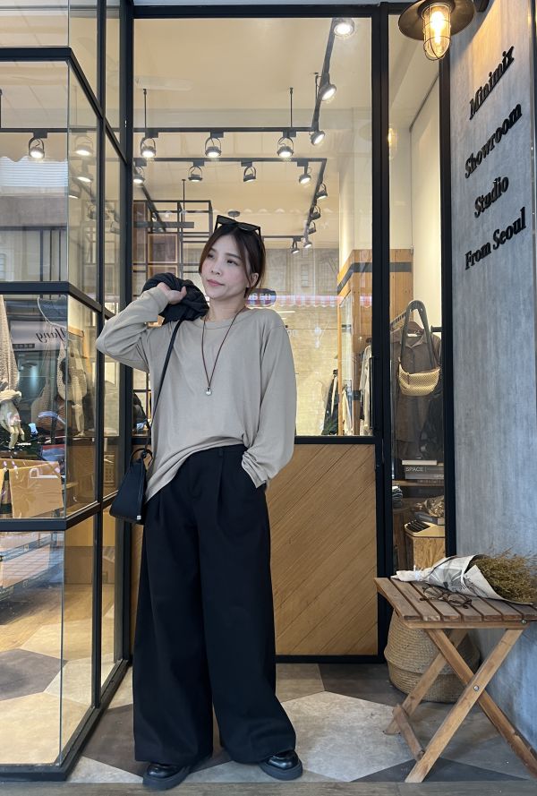 Nv112.全員必收霧面挺西褲 