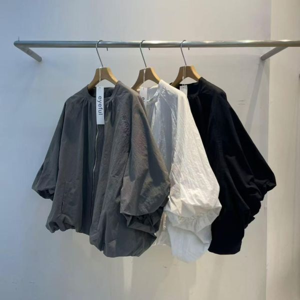 Ai24設計檔口超Q泡袖輕風衣 