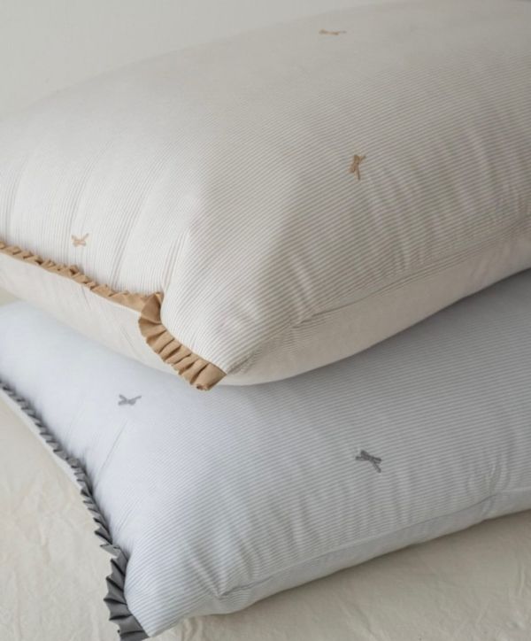 Kg15.法式蝴蝶結刺繡天絲厚被/奶茶 