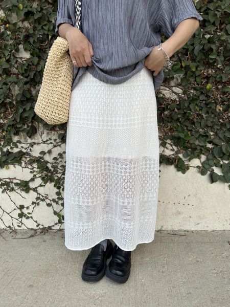 Ap415.超美波希米亞鉤針裙 