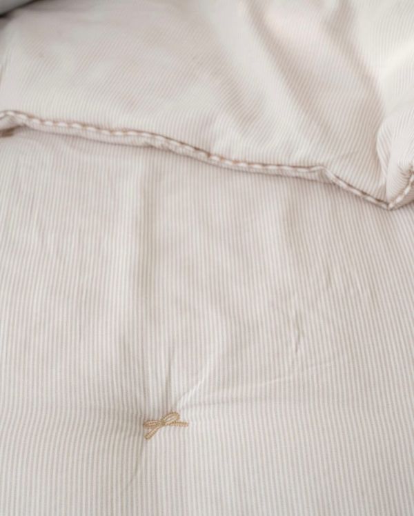 Kg44.100%莫代爾/法式蝴蝶結四季被(米色） 