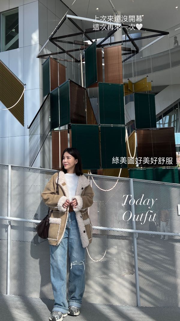 Jn118.歐膩必備雙面穿麂皮毛毛外 