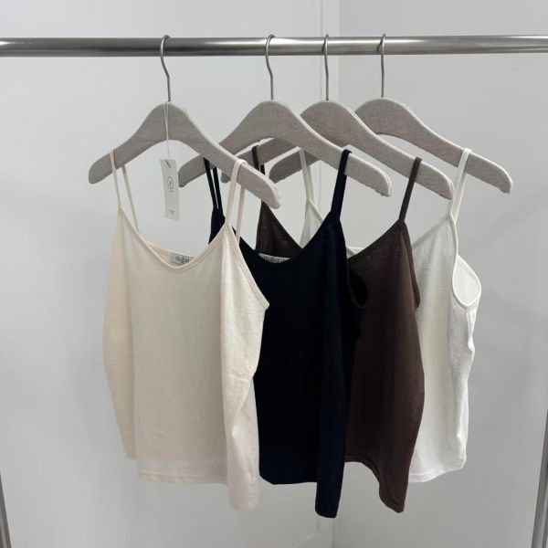 Ai13.大地色細肩背心 