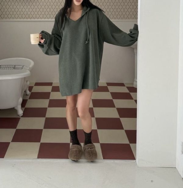 Jn107.不挑人超Q絨面坑條帽t 