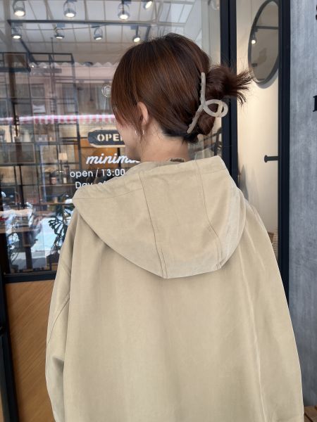 At918.秋日最美連帽風衣外套 