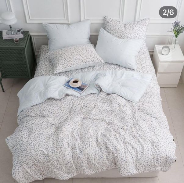 Kg97.童趣小森林四季被/藍（膠原蛋白天絲） 