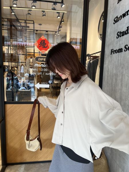 Ma314.最愛設計師檔口西料剪裁襯衫 