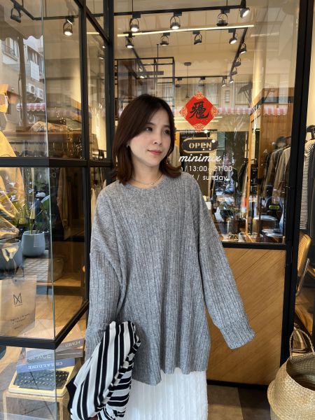 Ma318.質感s家皺摺慵懶上衣 