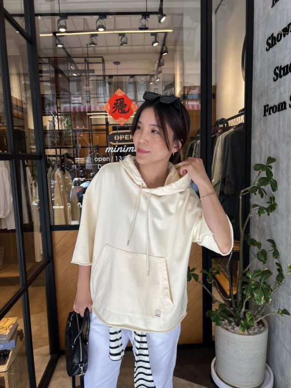 Mh314.超Q短袖連帽t 