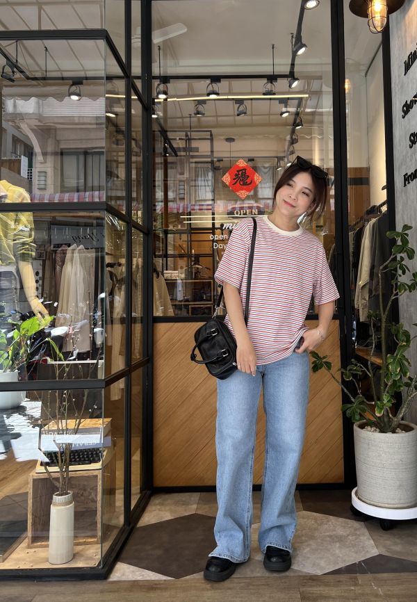 Mh320.p牌家經典刷色小開叉直筒 