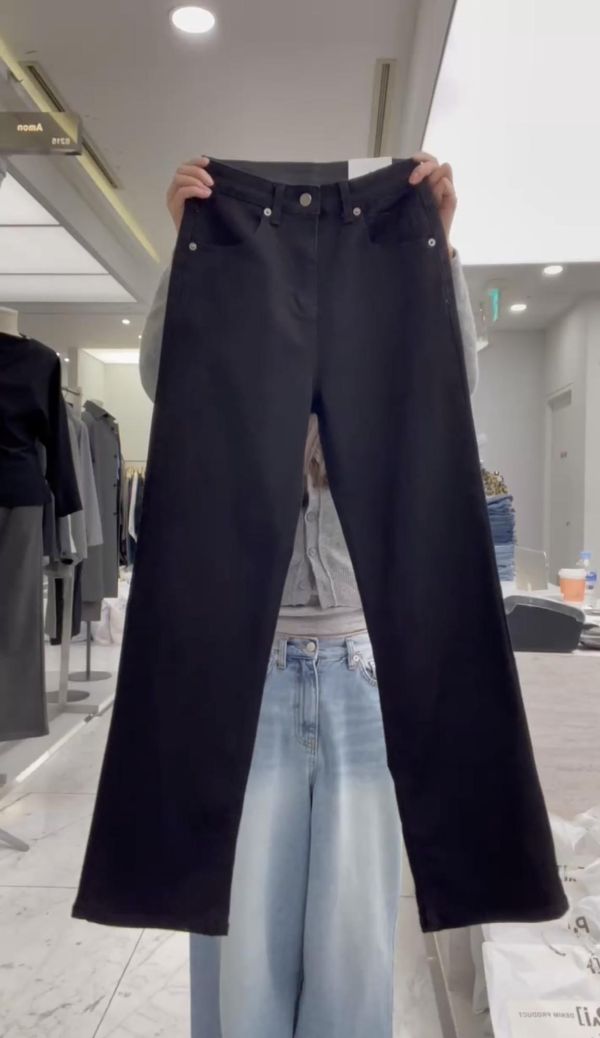 Mh319.p牌家超舒服全彈性黑褲 