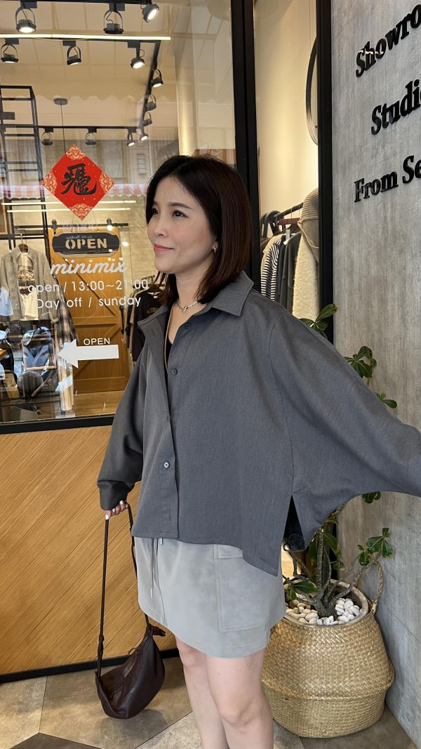 Ma314.最愛設計師檔口西料剪裁襯衫 