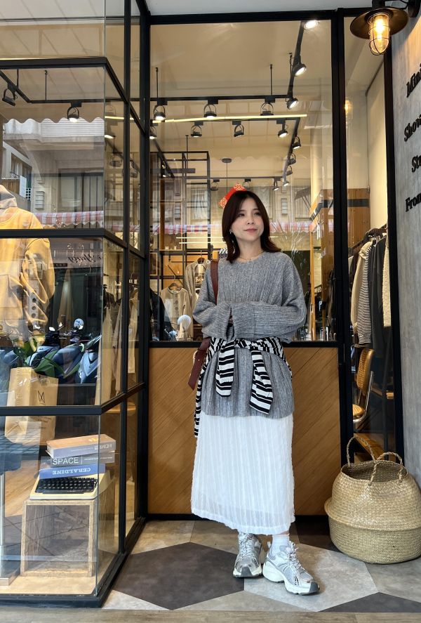 Ma318.質感s家皺摺慵懶上衣 