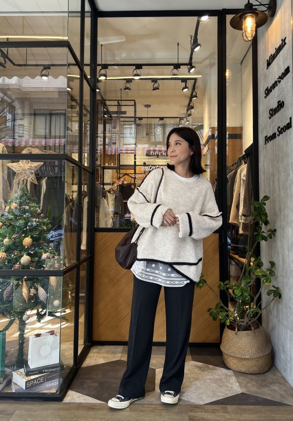 Dm118.閉眼入包色！磨絨顯瘦棉神褲 